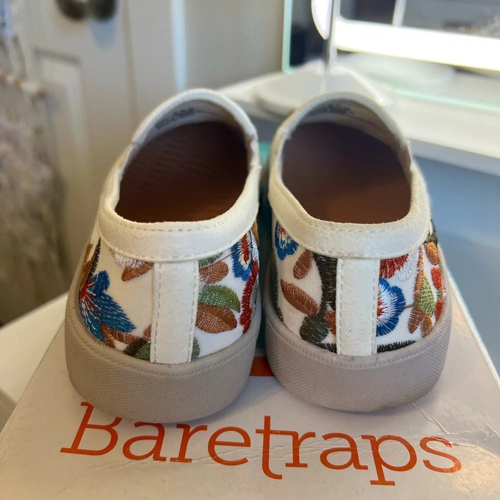 BareTraps Beech Floral Embroidered Slip On Sneaker